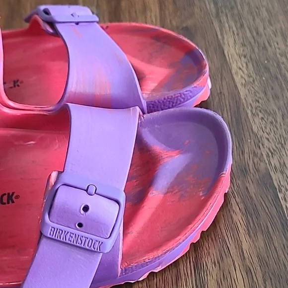 BIRKENSTOCK NIB ARIZONA EVA WATERPROOF WATERMELON PURPLE FOG MULTI 41 - Picture 5 of 5